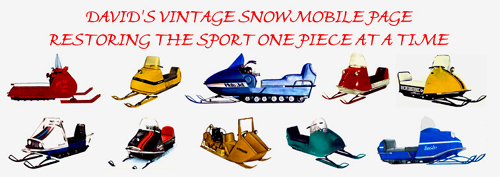 1984 vintage Ski Doo foldout brochure 