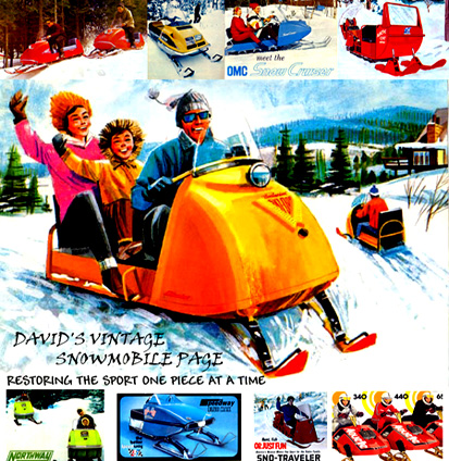 David S Vintage Snowmobile 44